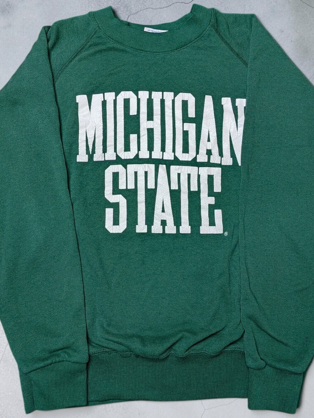 Vintage 90s NCAA Michigan State Spartans Colligate Pullover Crewneck Sweatshirt